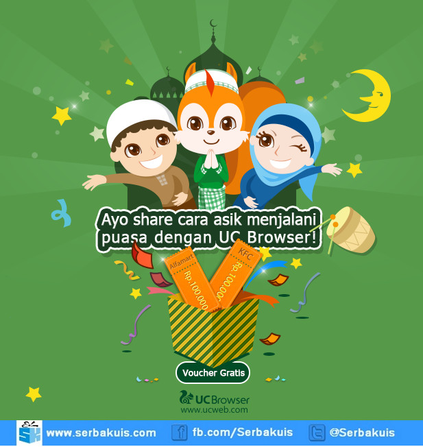 Kuis UC Browser Berhadiah 25 Voucher Alfamart & 25 Voucher KFC Kuis UC Browser Berhadiah 25 Voucher Alfamart & 25 Voucher KFC