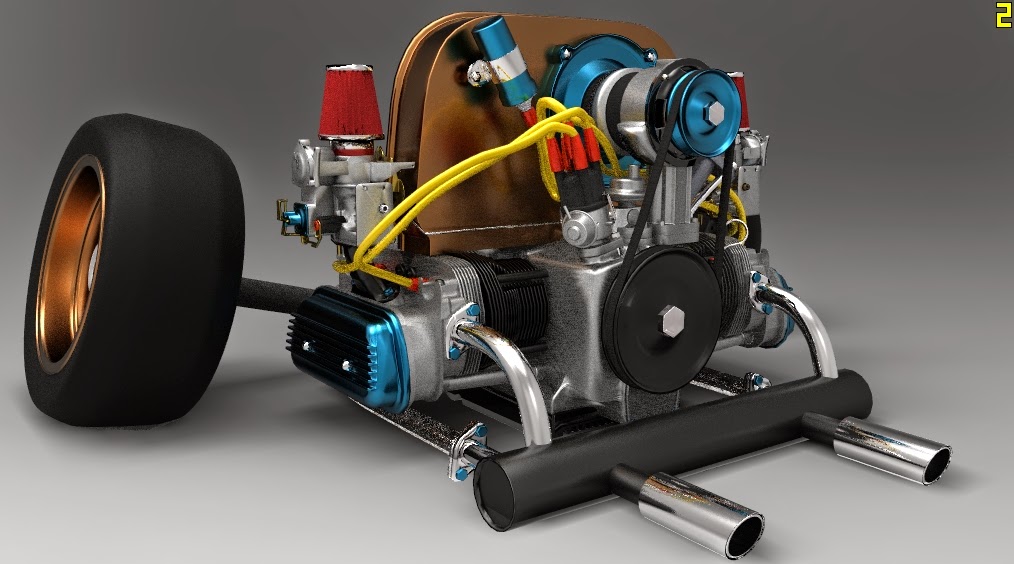 Hue Works Motor Fusca 1600 Dupla