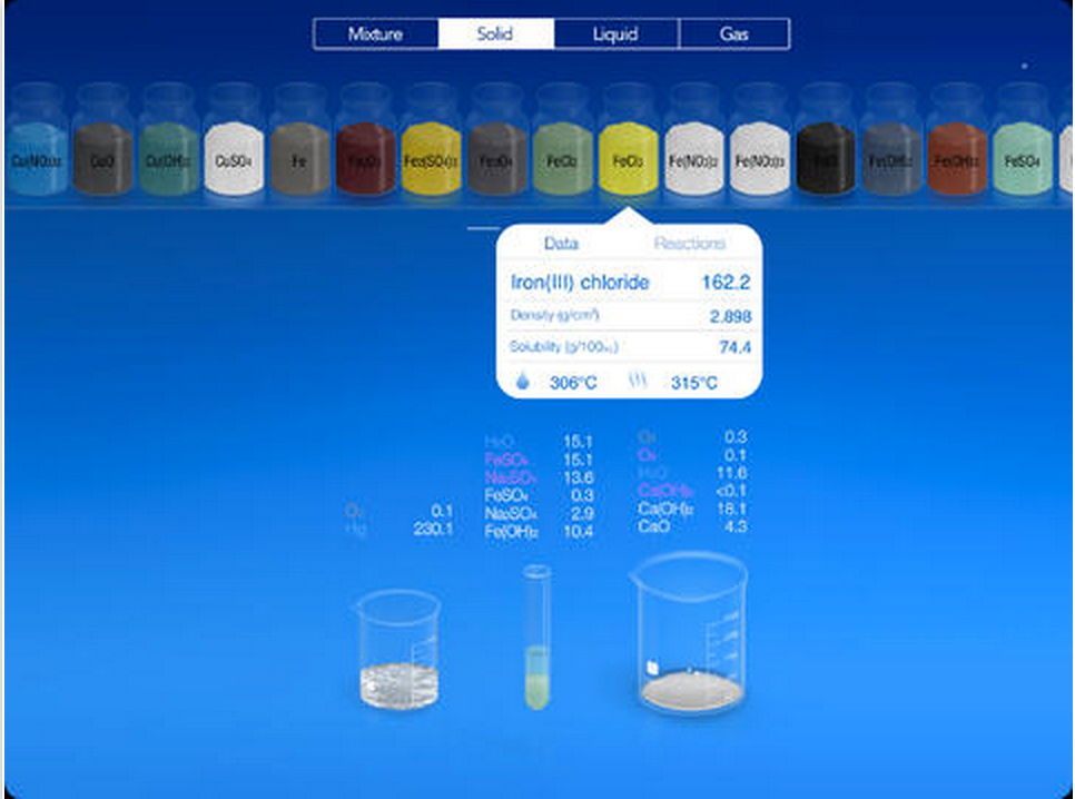 iPad Virtual Chemistry Lab Is Now Free (was 4,99) Educational