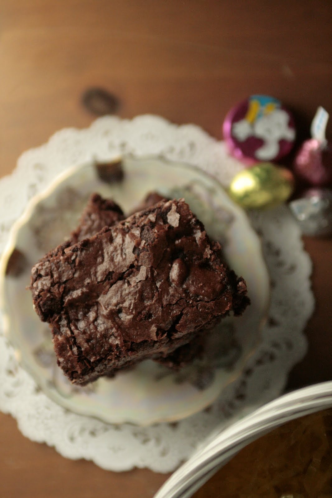Indigo Scones Leftover Easter Chocolate Chunk Brownies