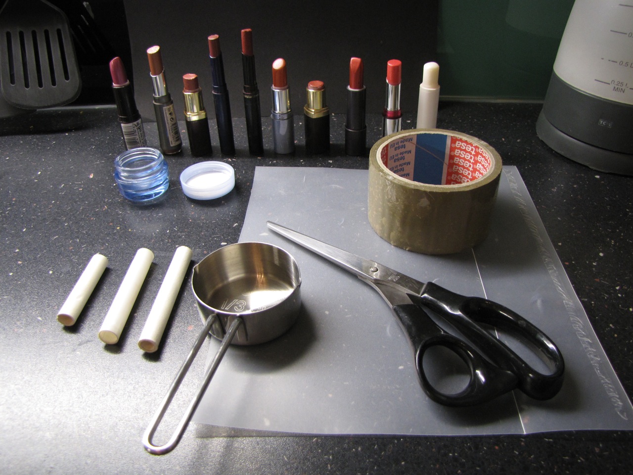 Of Dreams and Seams Tutorial Melting & Making New Lipsticks