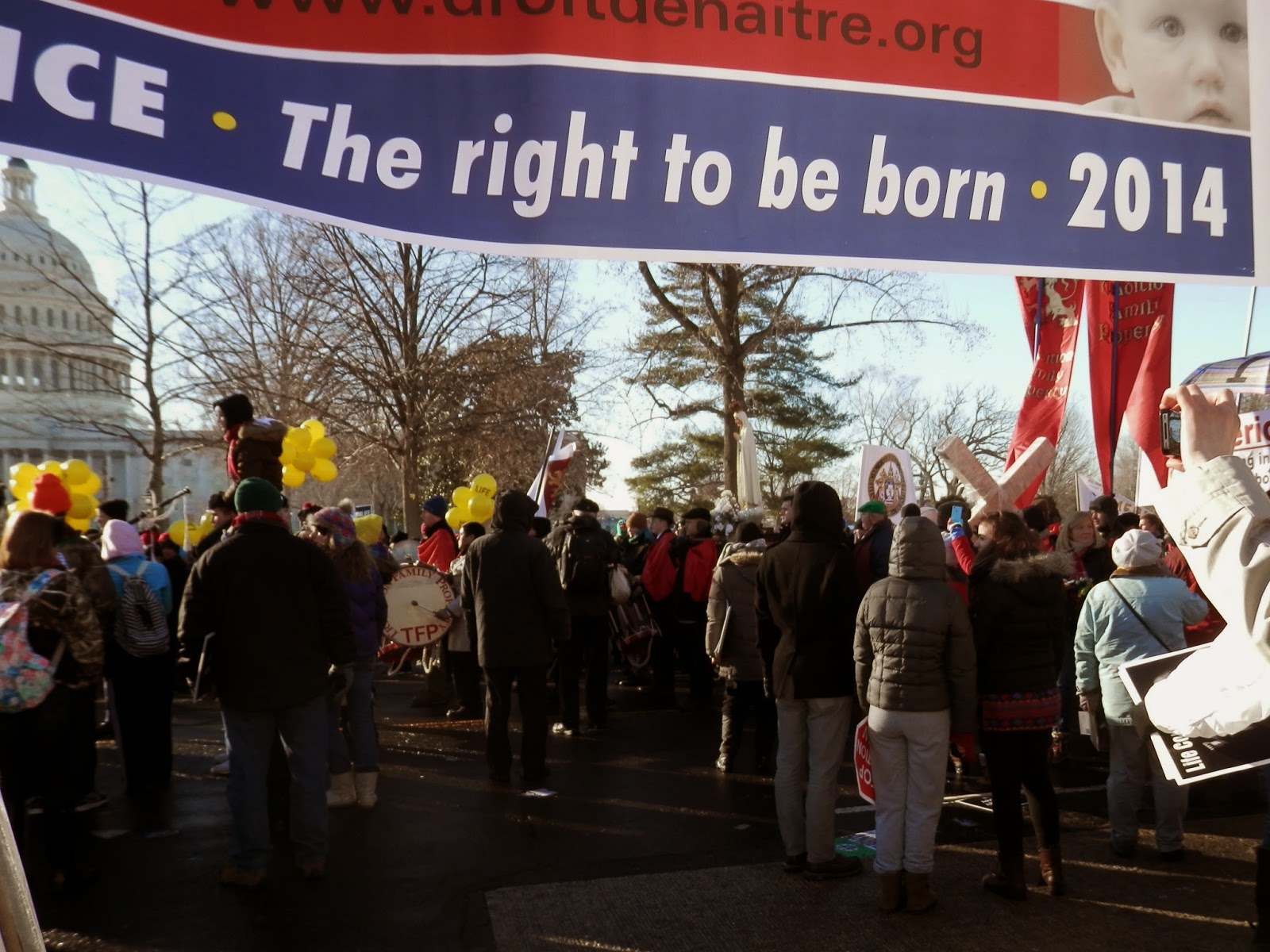 hundreds of thousands gather to march for life each year