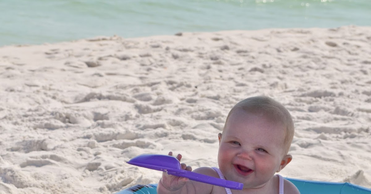 Little and Lovely Taking baby to the beach and enjoying it