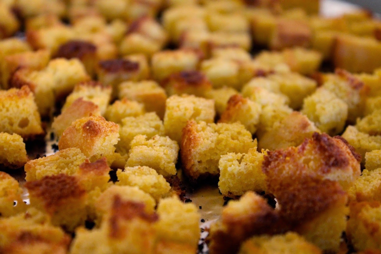 Cook In / Dine Out Cornbread Stuffing with Sausage and Fennel