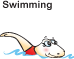 mascot Swimming