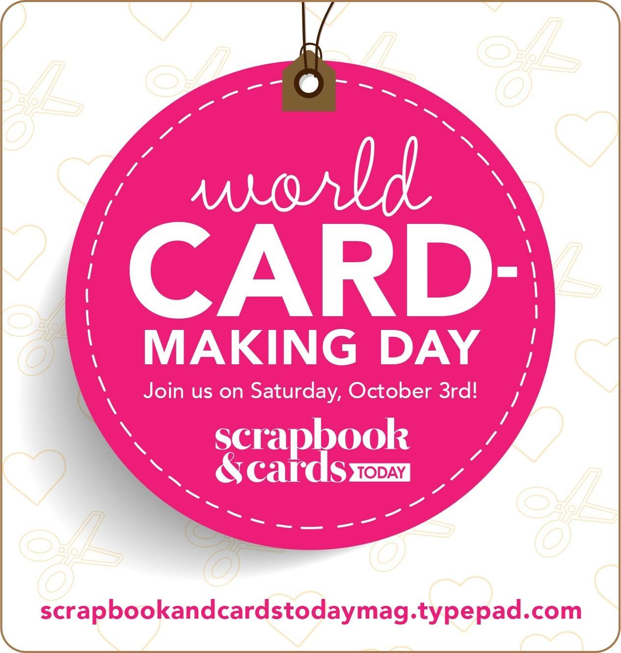 For the Love of Paper World Card Making Day tutorial Scrapbook