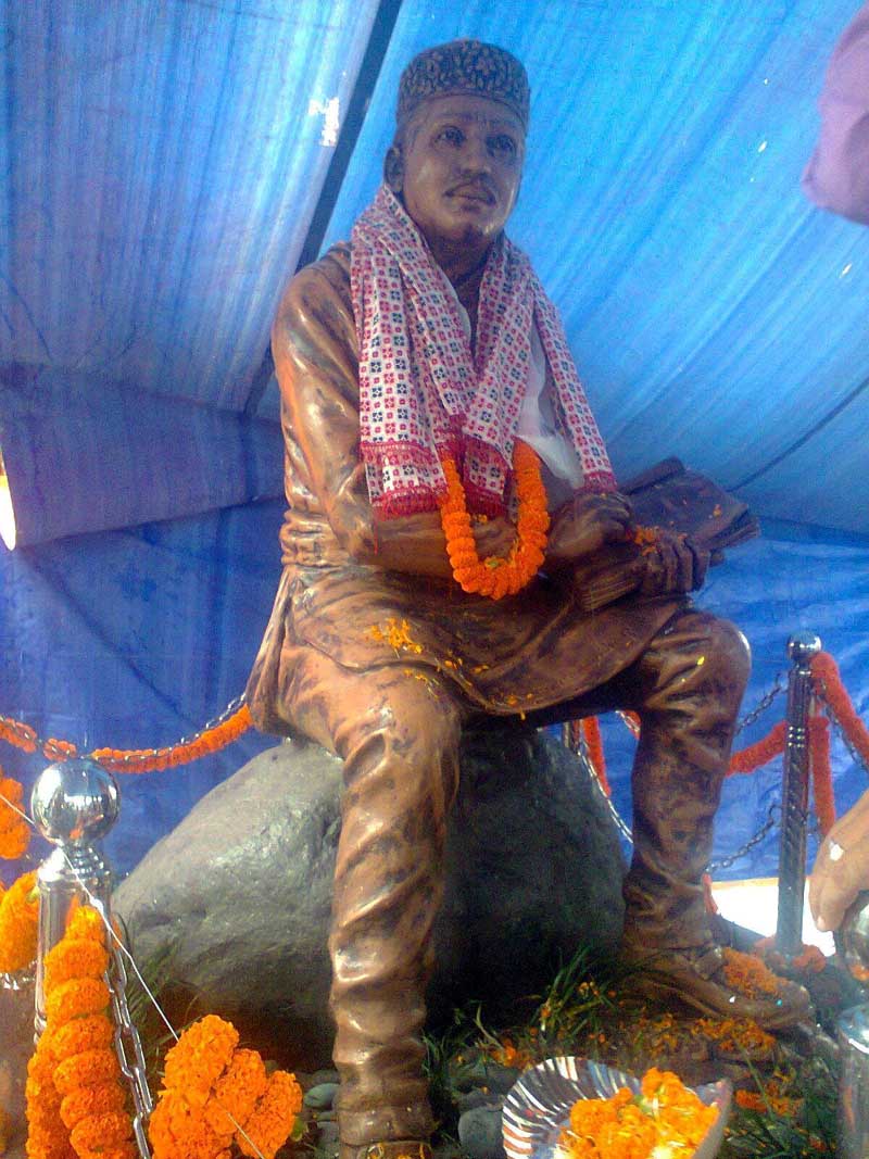 Adikavi Bhanu Bhakta Acharya unique statue unveiled in Milan More