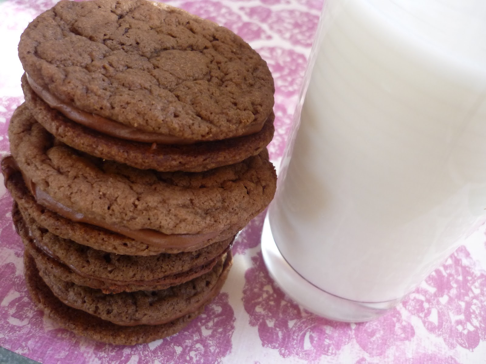 My Kitchen, My Love Chocolate Malt Sandwich Cookies