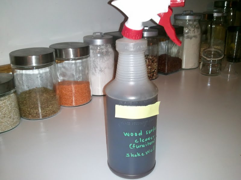 Cooking Well With Mel wood floor and furniture cleaner (homemade)