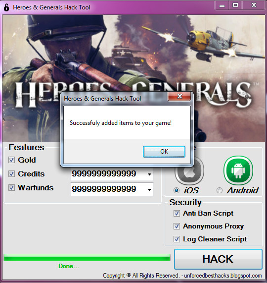 Heroes And Generals Hack Aimbot Hack, Wall Hack and Gold Hack
