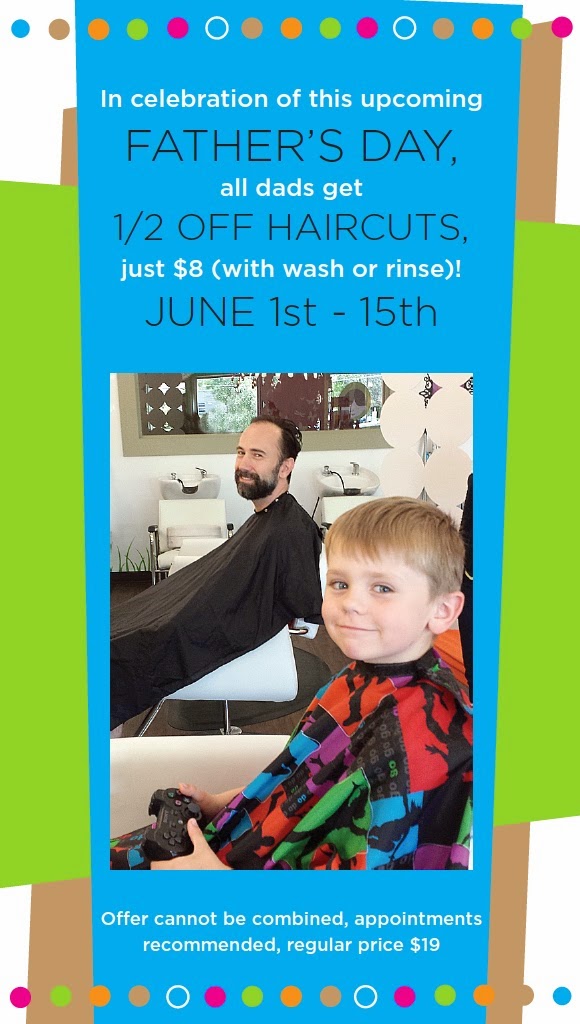 Father's Day Haircut Deal at Zoey + Joey Ann Arbor with Kids