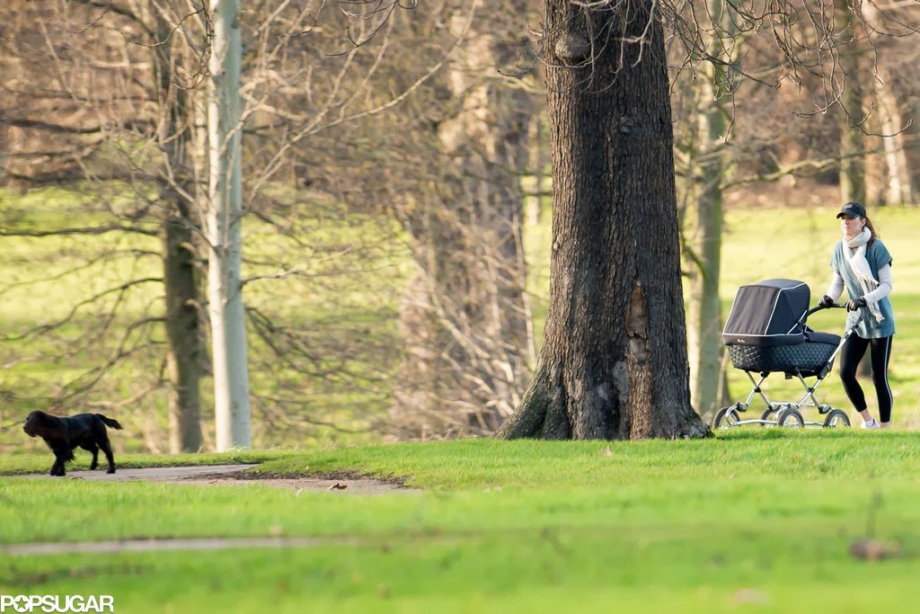 Princesses' lives Kate at Kensington park