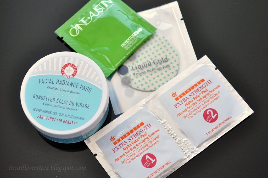 Rocaille Writes In My Skincare Routine Acid Toners & Exfoliating Pads