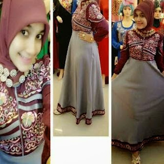 Aneka baju gamis muslim desain dan model terbaru th 2015