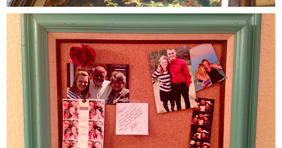Picture Frame Bulletin Board