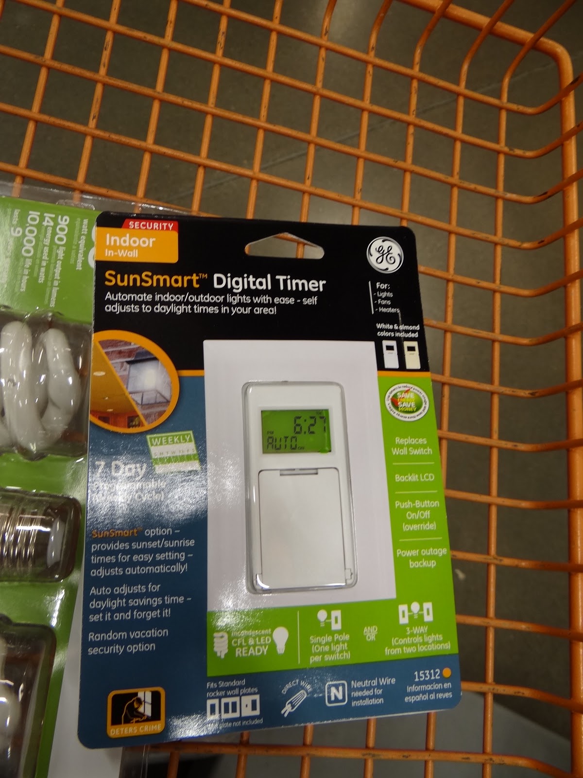 One Project at a Time DIY Blog Installing a Digital Light Timer