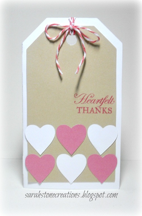 Sarah Stone Creations Tag card