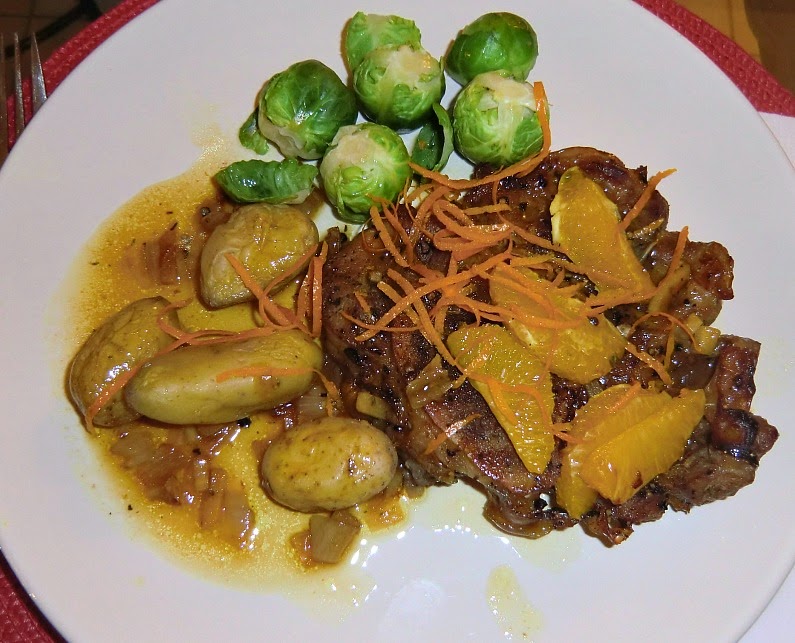 Veal Osso Buco with orange Hiking and Cooking in the South of France