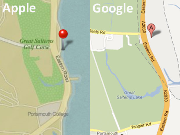 Tέλος τα Google maps για την Apple