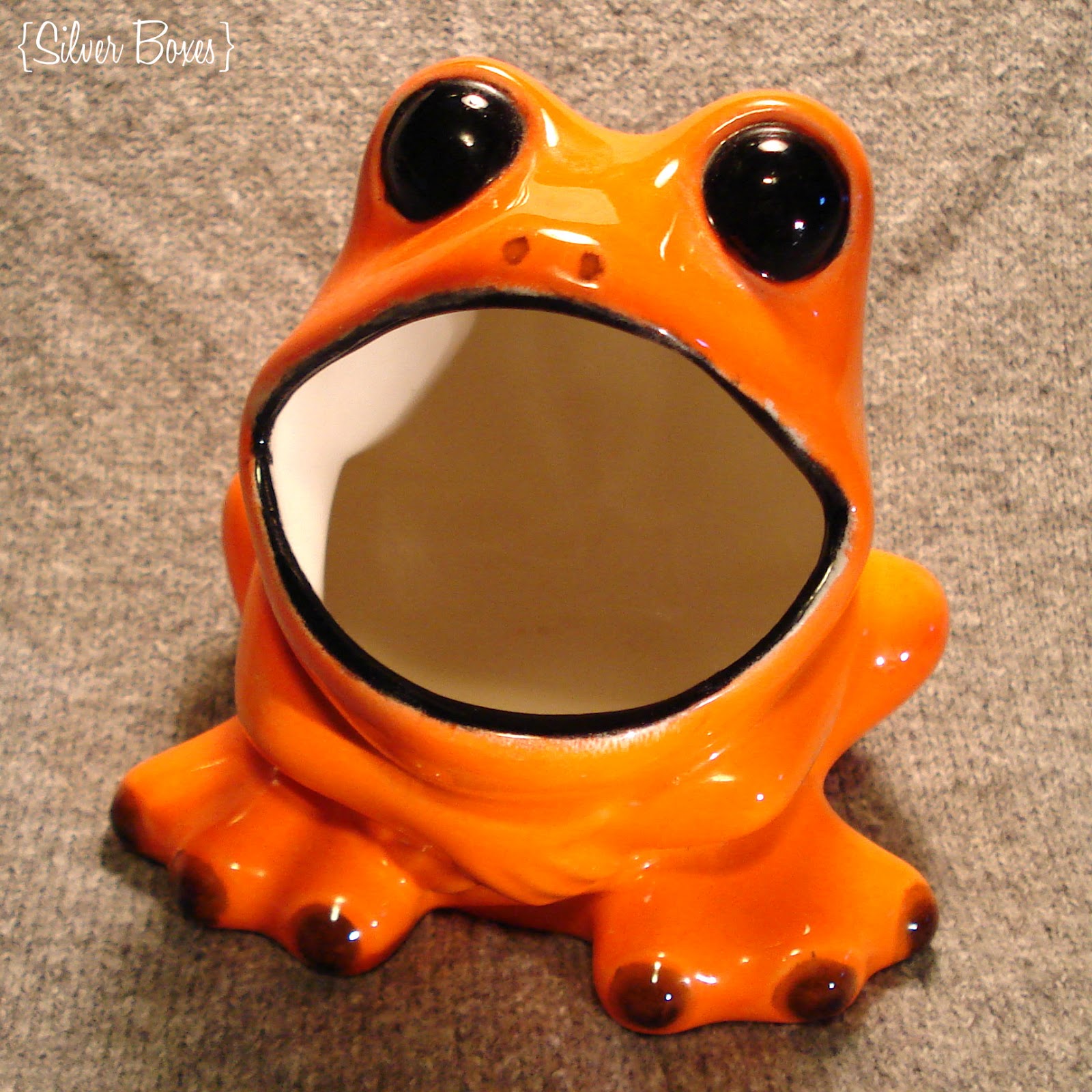 Silver Boxes: Spray Paint & the Frog