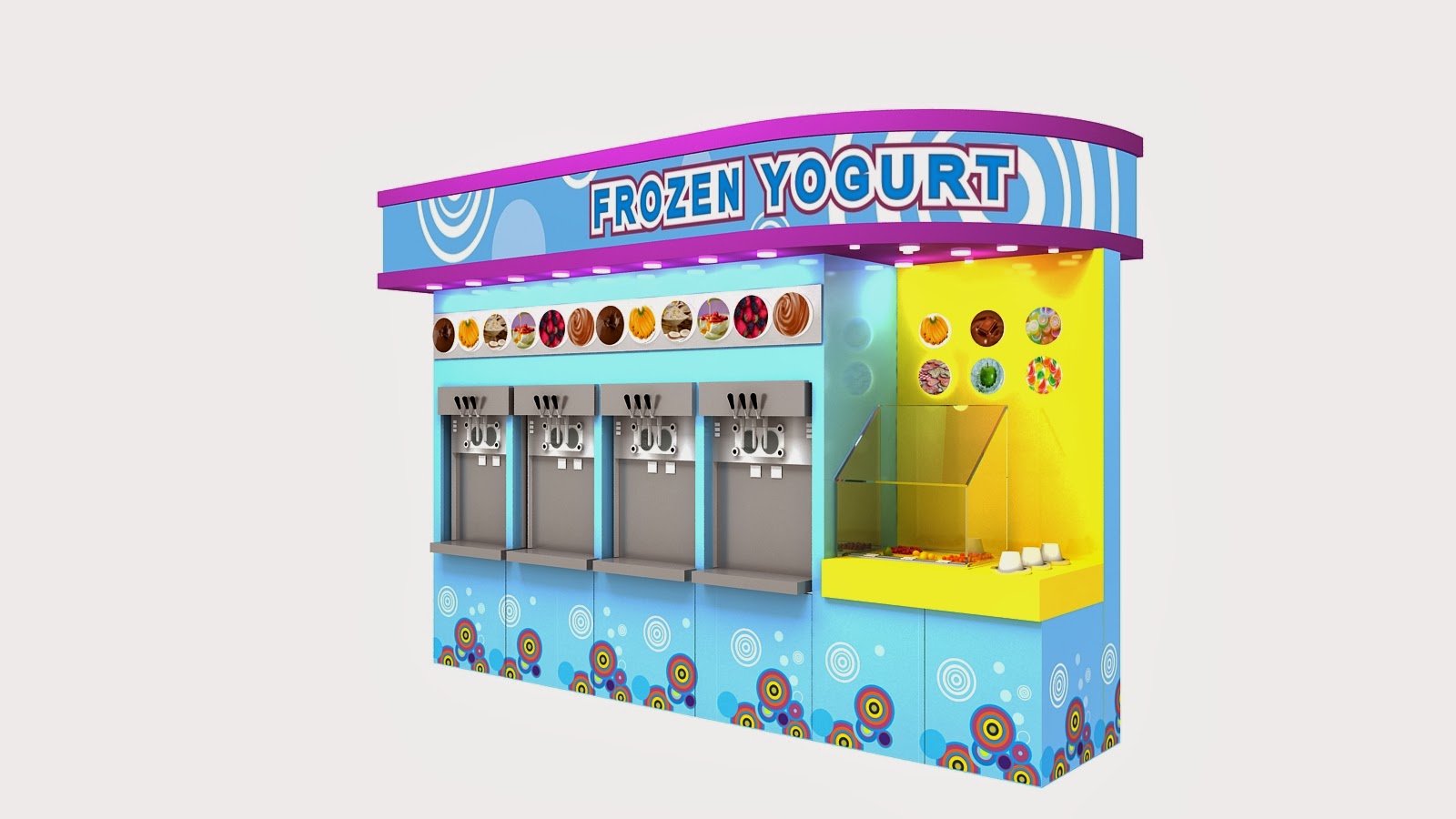 FROZEN YOGURT KIOSK