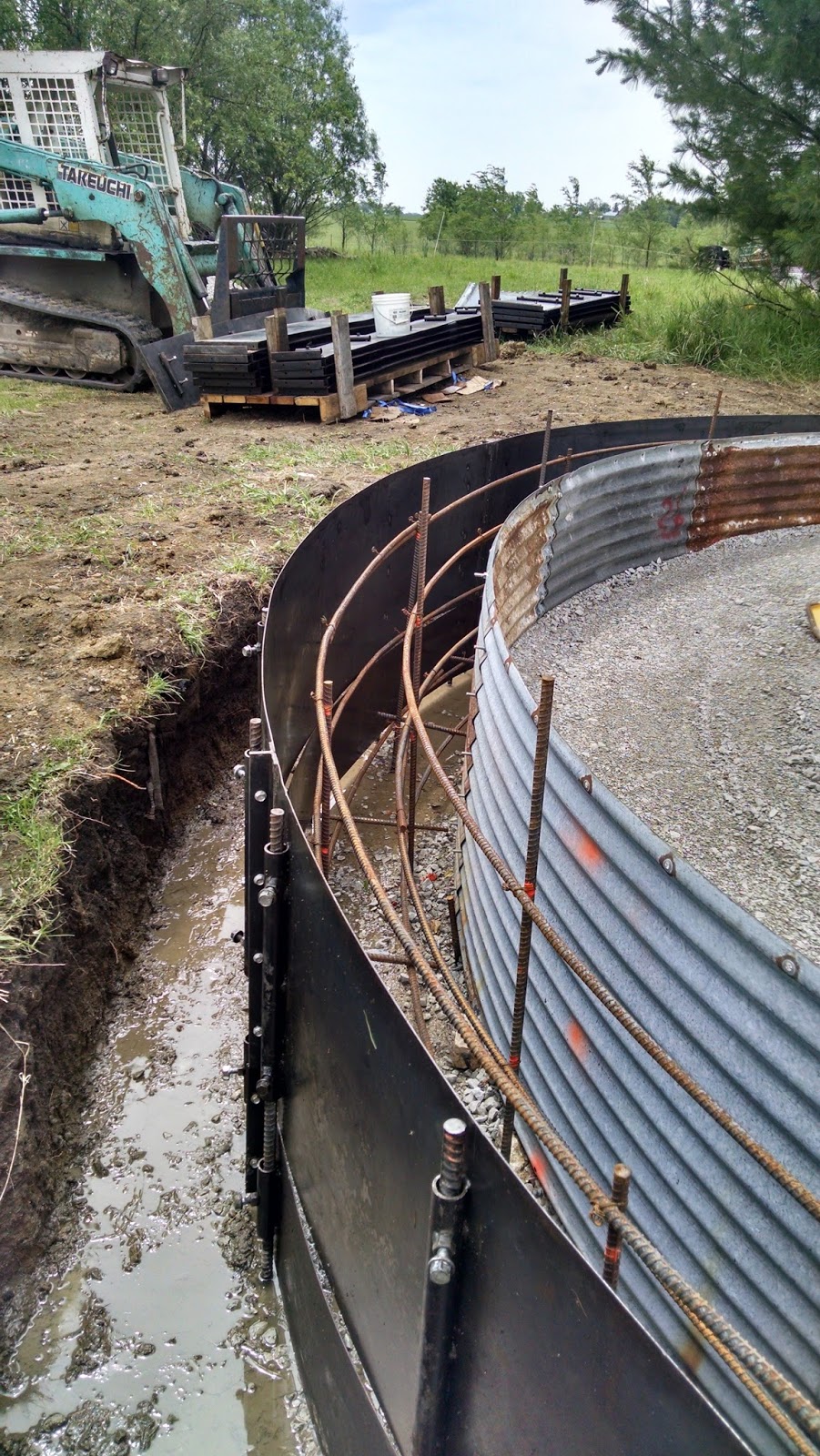 The Poor Farm The Grain Bin House The Foundation, Part 3 (and a contest!)