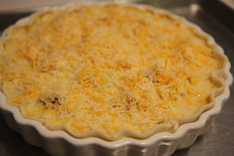 Eat Well, Live Happy Sausage, Pepper & Onion Quiche