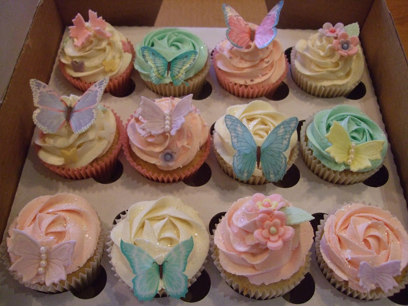 Colourful Cupcakes of Newbury Butterfly Cupcakes