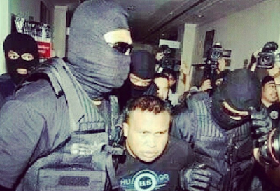 GAMBAR PENGAWAL KESELAMATAN TEMBAK PEGAWAI AMBANK DITANGKAP @PDRMSIA