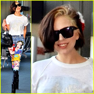 Extreme Entertainment Lady Gaga Shows Off Natural Hair Disney