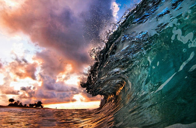 مذهلة أمواج شواطئ هاواي الأمريكية