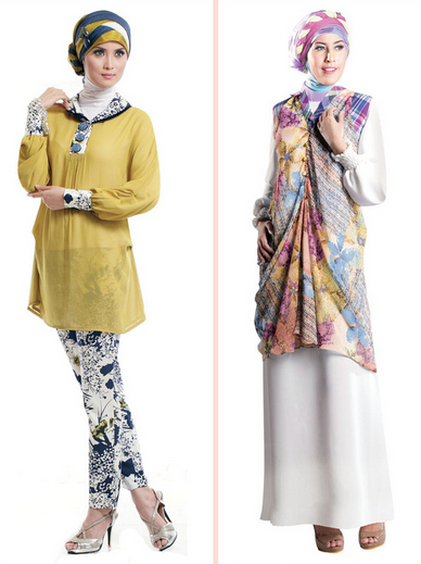 Contoh Baju Muslim Brokat untuk Pesta Contoh Baju Muslim Brokat untuk Pesta