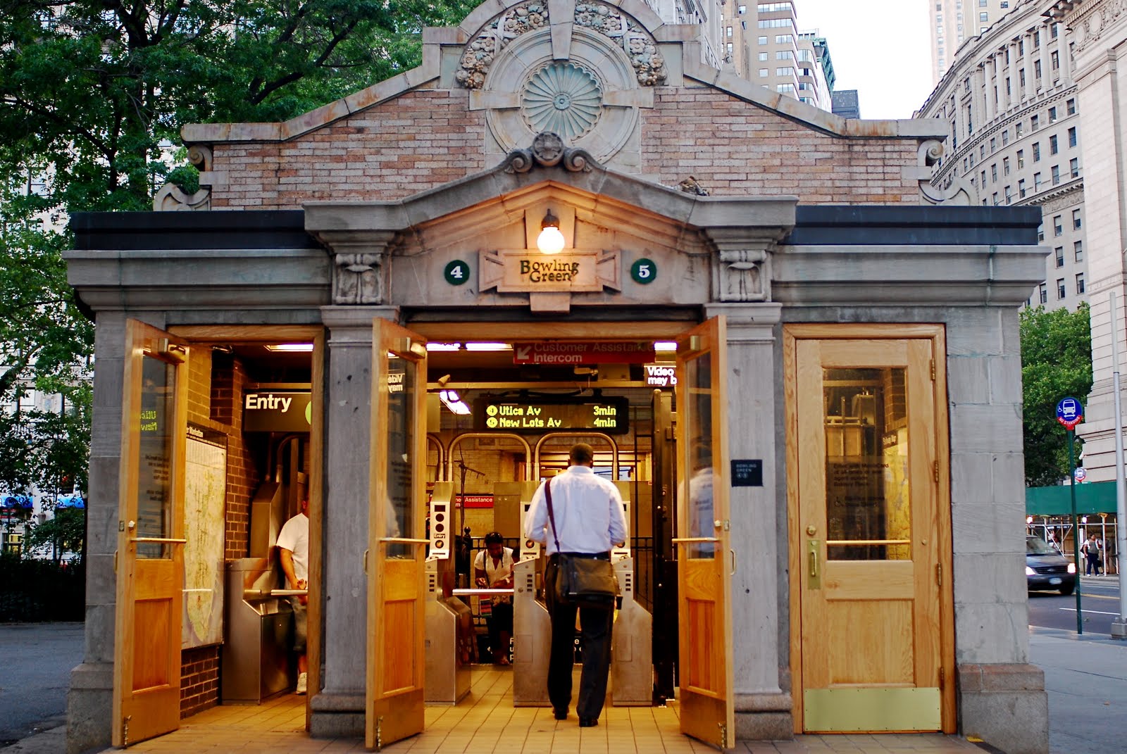 NYC ♥ NYC Bowling Green Subway Station (IRT Control House)