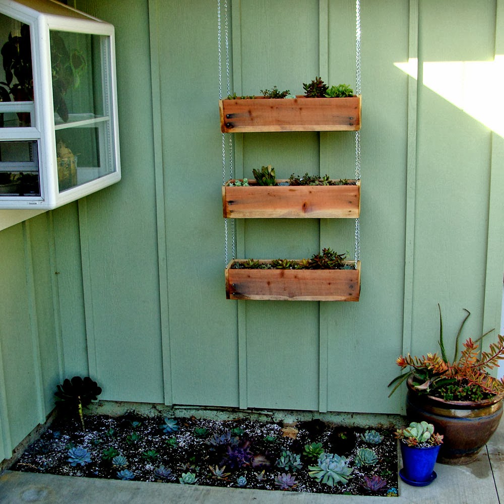 DIY Stand for Trough Planter Box - The Duvall Homestead