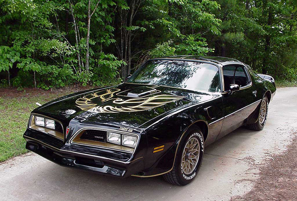 Pontiac Trans Am for powerful cars from movies