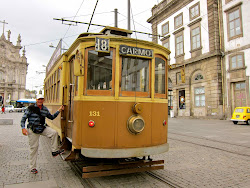Les vieux tramway de Porto