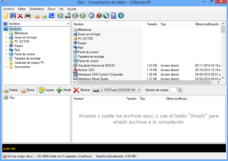CDBurnerXP 4.5.5, Una excelente herramienta para la grabación de discos