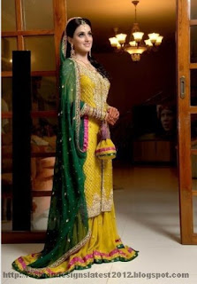 Pakistani-bridal-mehndi-dress