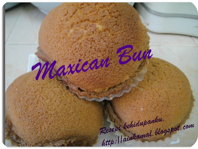 Resepi Kehidupanku Maxico Bun Roti Boy