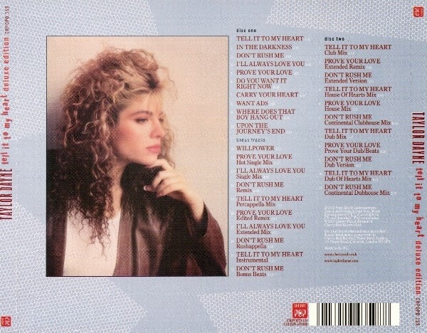 taylor dayne tell it to my heart (deluxe anniversary edition) songs taylor dayne tell it to my heart (deluxe anniversary edition) songs