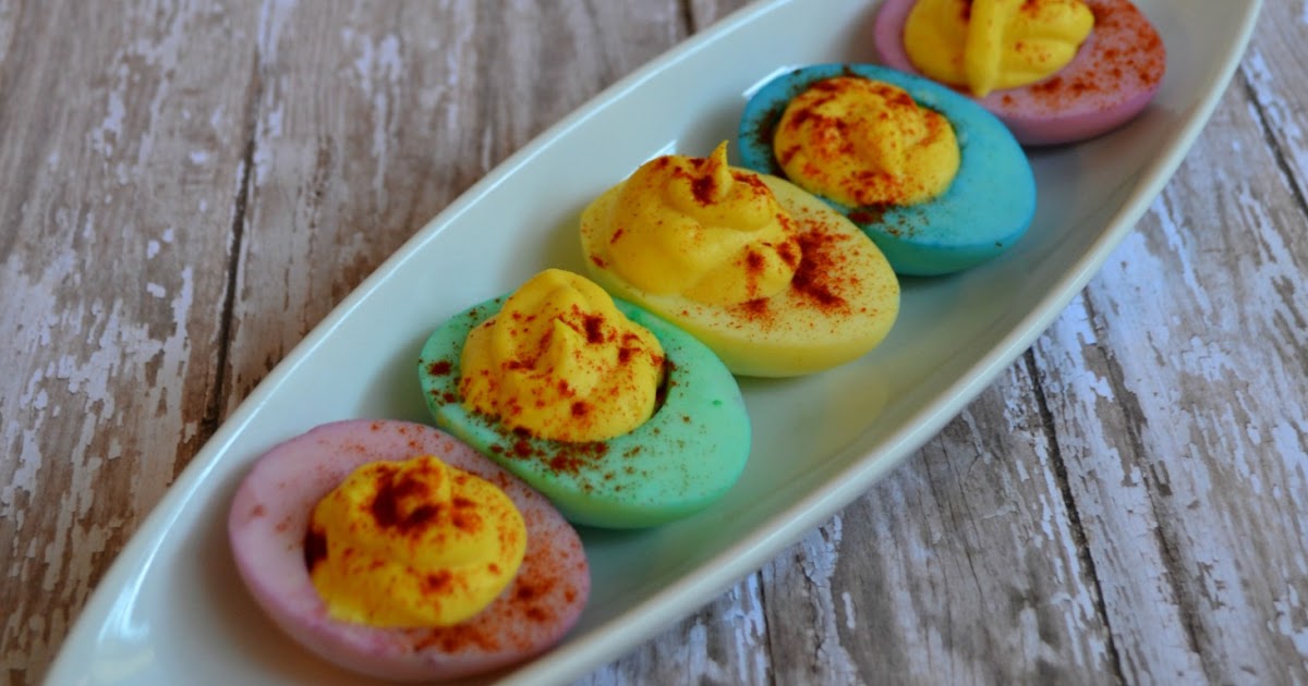 A mommy's life...with a touch of YELLOW Colored Deviled Eggs {Recipe}