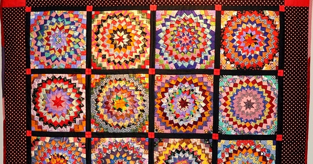 Selvage Blog Pine Burr Quilt from The Netherlands