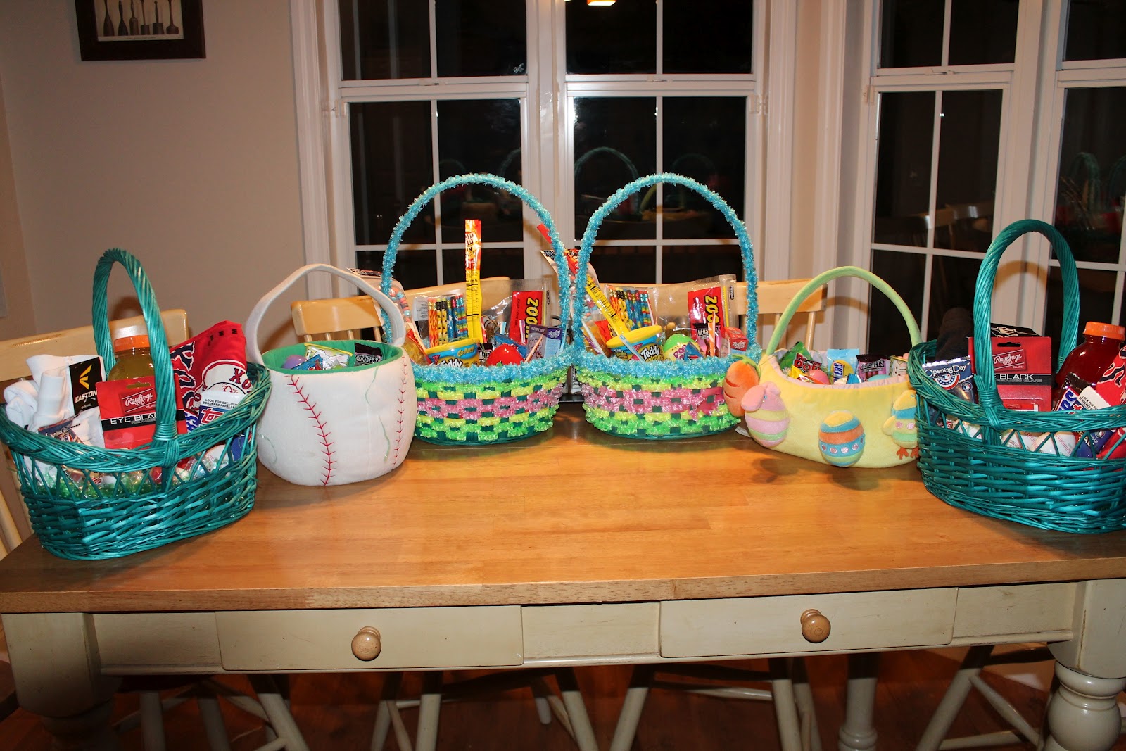 Surroundedbyboys Easter Baskets !! {a continuation of a tisket a tasket}