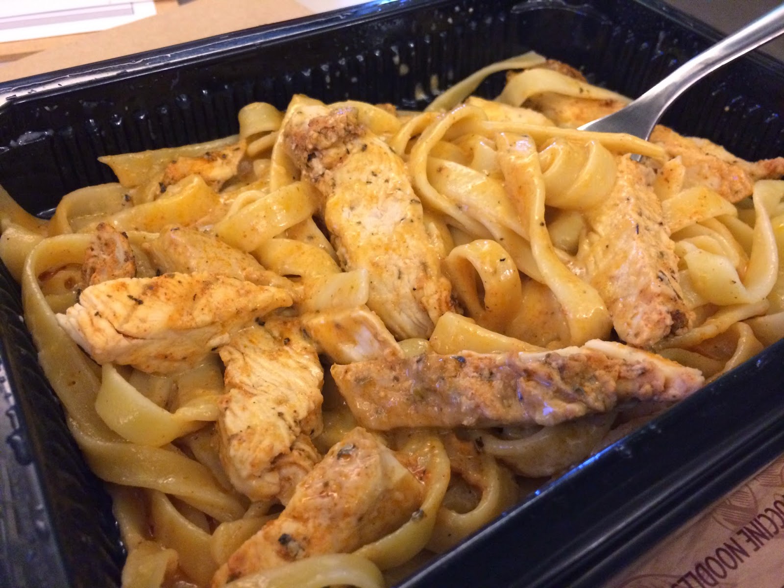 Init_Food Trader Joe's Cajun Style Blackened Chicken Breast Fettuccine Alfredo