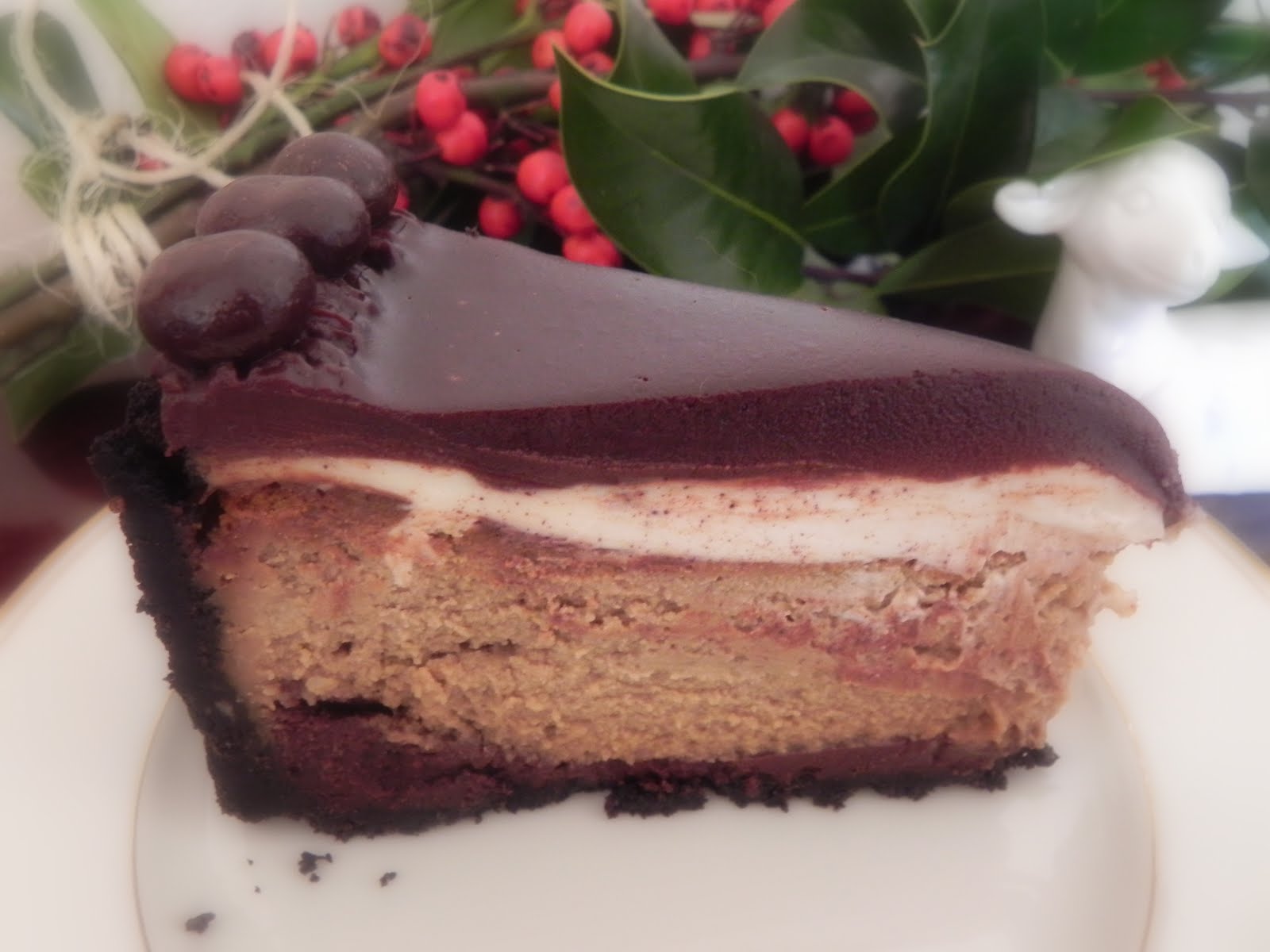 Gift of Simplicity Cappuccino Fudge Cheesecake