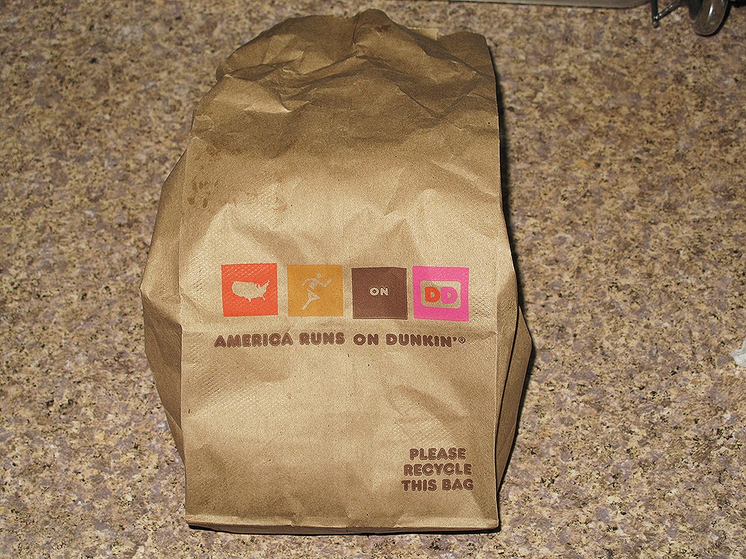 The Shit I Eat Tuna Salad Bagel Sandwich from Dunkin Donuts