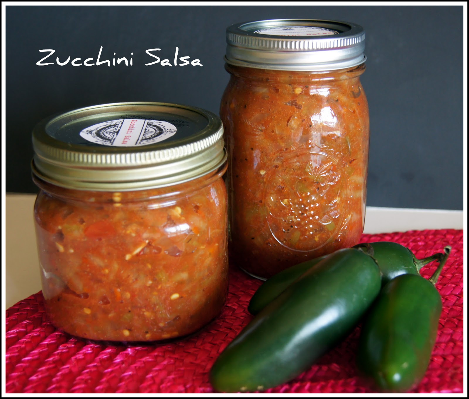 Karen Cooks Zucchini Salsa