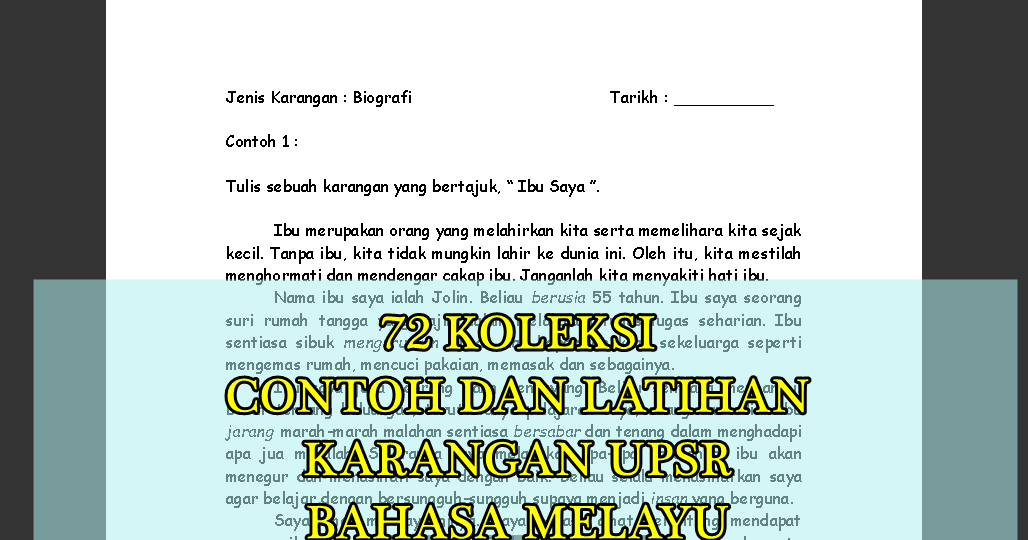 contoh essay bahasa inggeris upsr Modul kecemerlangan bahasa inggeris vol 1 – 3 modul cemerlang bahasa inggeris upsr 2016 ===== vol 1 : grammar practice essay section c(i) 5. contoh essay bahasa inggeris upsr Modul kecemerlangan bahasa inggeris vol 1 – 3 modul cemerlang bahasa inggeris upsr 2016 ===== vol 1 : grammar practice essay section c(i) 5.