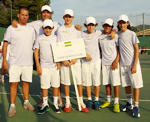 3º premio por Equipo de Tenis 2013