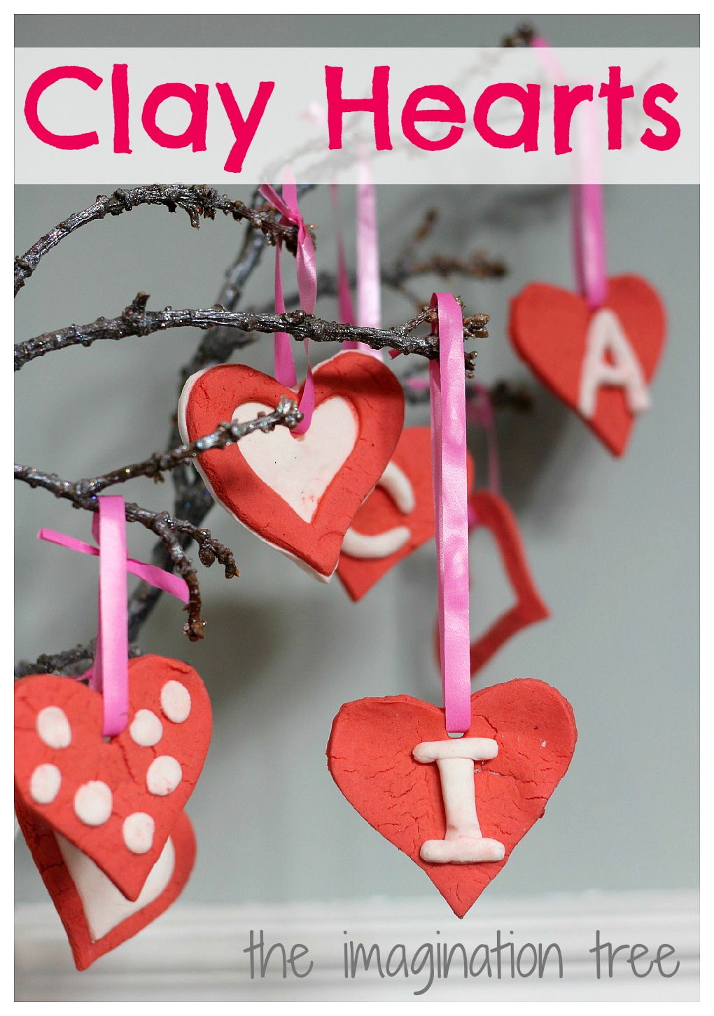 Valentine's Day Tree With Clay Hearts - Make and Takes